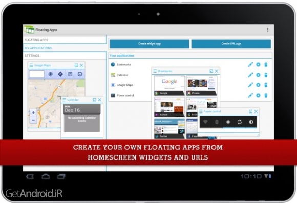 دانلود برنامه Floating Apps اندروید