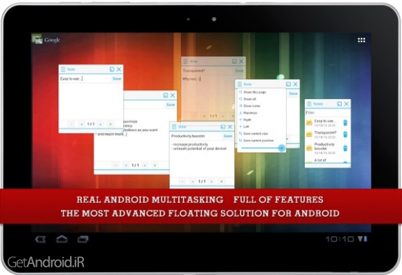 دانلود برنامه Floating Apps اندروید