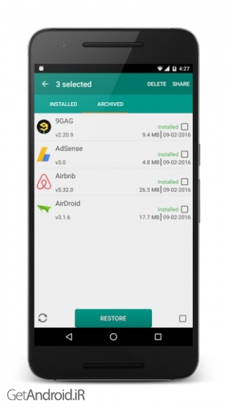 دانلود Apk Backup Pro 1.0 نرم افزار بک آپ گیری از برنامه های اندروید