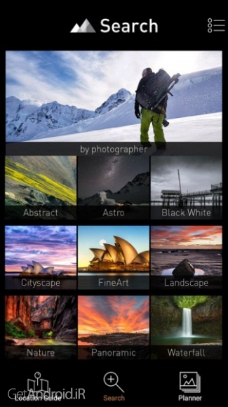 دانلود OneOfAKind 1.0.1 برنامه راهنمای عکاسان ، مسافران و گردشگران اندروید