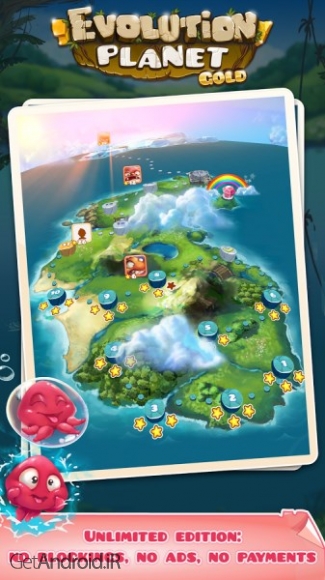 دانلود Evolution Planet: Gold Edition 1.0.8 بازی پازلی تکامل سیاره اندروید