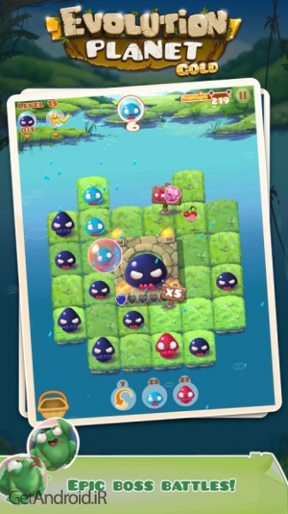 دانلود Evolution Planet: Gold Edition 1.0.8 بازی پازلی تکامل سیاره اندروید