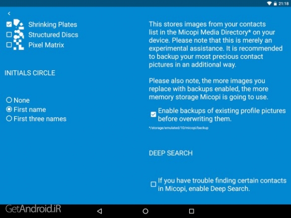 دانلود Micopi v5.2.78 دانلود برنامه مدیریت تصویر مخاطب اندروید