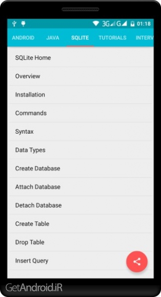 دانلود Learn Android Java Pro v1.4 نرم افزار آموزش برنامه نویسی اندروید