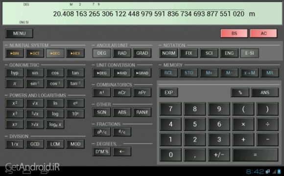 دانلود برنامه HiPER Calc Pro اندروید