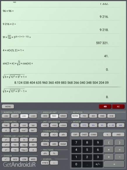 دانلود برنامه HiPER Calc Pro اندروید