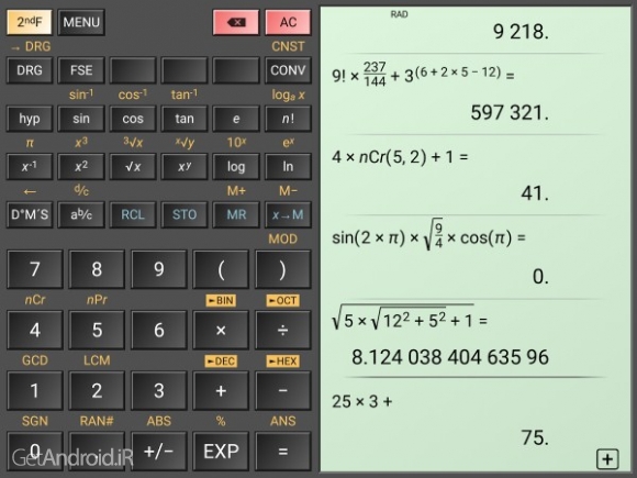 دانلود برنامه HiPER Calc Pro اندروید