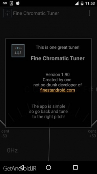 دانلود Fine Chromatic Tuner 1.90 كوك كردن گيتار اندروید