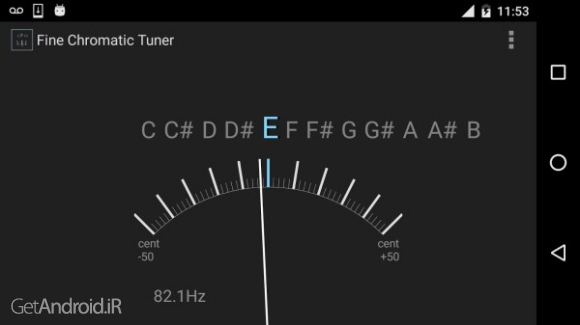 دانلود Fine Chromatic Tuner 1.90 كوك كردن گيتار اندروید