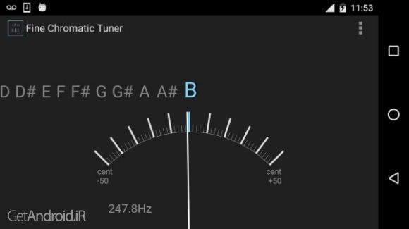 دانلود Fine Chromatic Tuner 1.90 كوك كردن گيتار اندروید