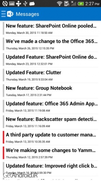دانلود برنامه Office 365 Admin اندروید