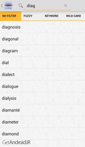 دانلود Oxford English Etymology 8.0.232 دیکشنری ریشه یابی کلمات انگلیسی آکسفورد اندروید
