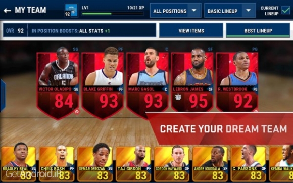 دانلود بازی NBA LIVE Mobile Basketball اندروید