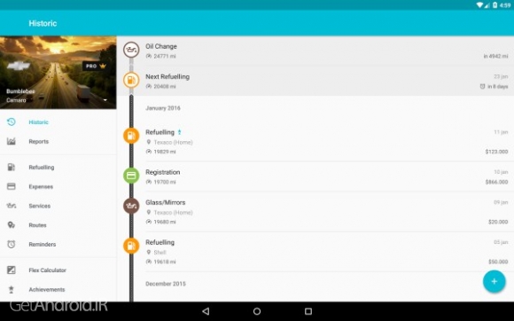 دانلود برنامه Drivvo اندروید