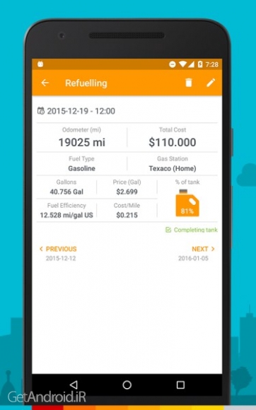 دانلود برنامه Drivvo اندروید