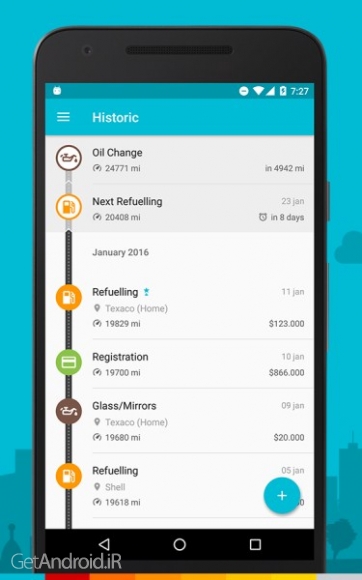 دانلود برنامه Drivvo اندروید