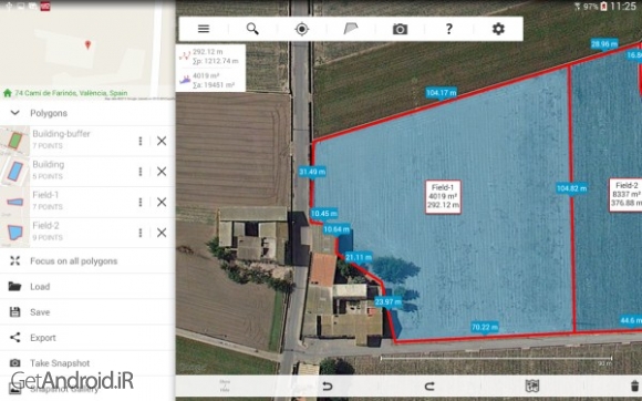 دانلود برنامه Agro Measure Map Pro اندروید