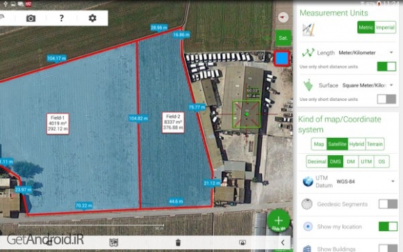 دانلود برنامه Agro Measure Map Pro اندروید