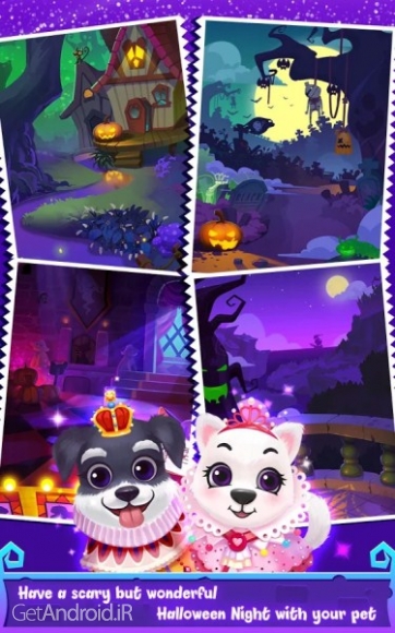 دانلود Pet Salon: Halloween v1.0 (Full) 1.0 بازی سالن زیبایی حیوانات: هالووین اندروید