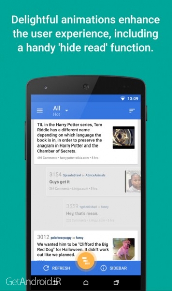 دانلود برنامه Relay for reddit Pro اندروید