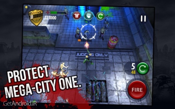 دانلود Judge Dredd vs. Zombies 1.8 بازی قاضی Dredd در مقابل زامبی ها اندروید