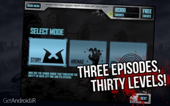 دانلود Judge Dredd vs. Zombies 1.8 بازی قاضی Dredd در مقابل زامبی ها اندروید