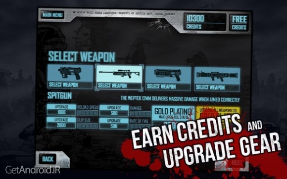 دانلود Judge Dredd vs. Zombies 1.8 بازی قاضی Dredd در مقابل زامبی ها اندروید