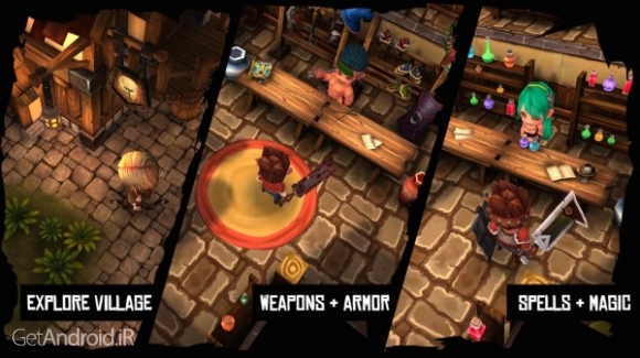 دانلود Heroes Curse 2.0.7 بازی نقش آفرینی نفرین قهرمانان اندروید