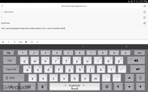 دانلود WPS Mail 4.2.4 برنامه مدیریت کامل ایمیل ها در اندروید