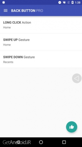 دانلود برنامه Back Button Pro اندروید