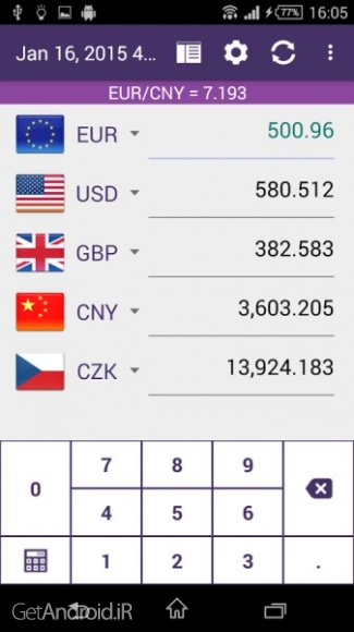 دانلود برنامه Currency converter plus اندروید
