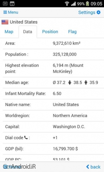 دانلود برنامه World Atlas MxGeo Pro اندروید