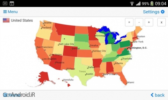 دانلود برنامه World Atlas MxGeo Pro اندروید