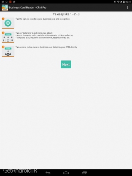 دانلود برنامه Business Card Reader CRM Pro اندروید
