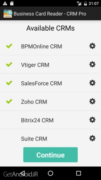 دانلود برنامه Business Card Reader CRM Pro اندروید