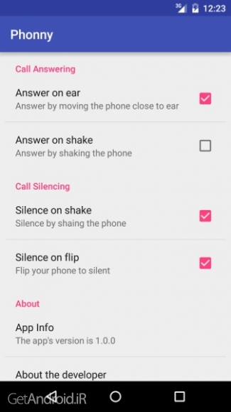 دانلود Auto Answer Pro v1.1.0 برنامه پاسخ خودکار به تماسهای اندروید