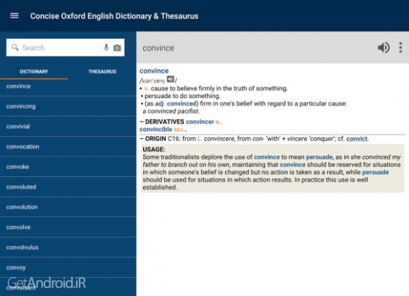 دانلود Concise Oxford English & Thes + Data v8.0.251 کاملترین دیکشنری اندروید