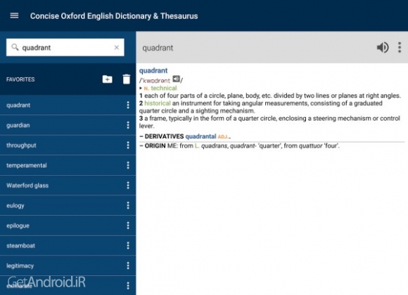 دانلود Concise Oxford English & Thes + Data v8.0.251 کاملترین دیکشنری اندروید