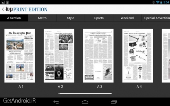 دانلود برنامه The Washington Post Classic اندروید