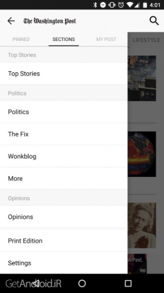 دانلود برنامه The Washington Post Classic اندروید