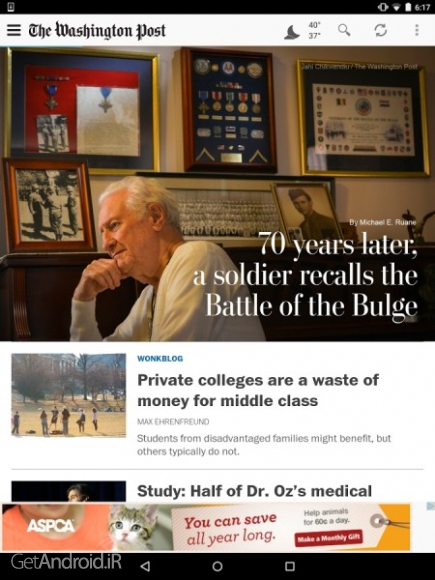دانلود برنامه The Washington Post Classic اندروید