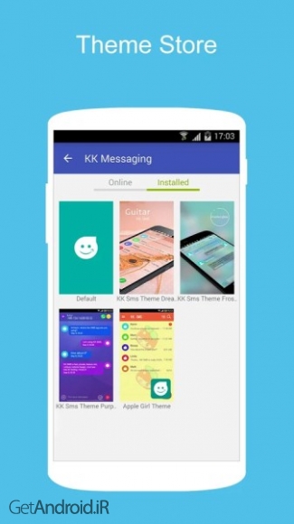 دانلود KK SMS (Marshmallow 6.0 SMS) PRIME 3.18 برنامه مدیریت اس ام اس اندروید