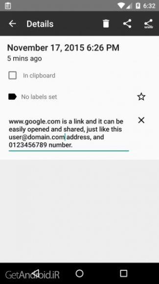 دانلود برنامه Clipboard Notes اندروید