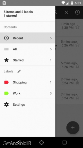 دانلود برنامه Clipboard Notes اندروید