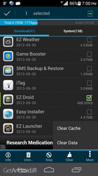دانلود App2SD &App Manager-Save Space PRO v2.2.6 انتقال برنامه به کارت حافظه اندروید