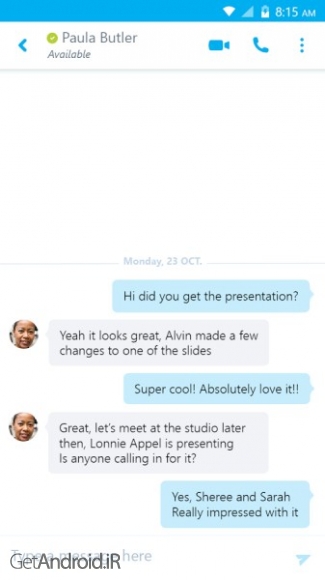 دانلود برنامه Skype for Business for Android اندروید