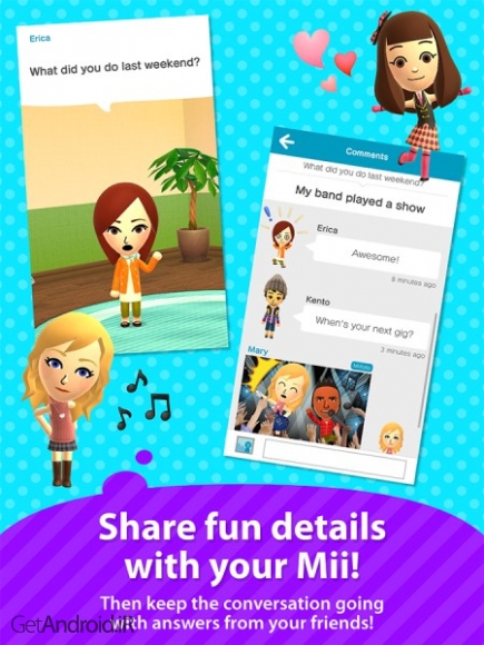 دانلود Miitomo 2.1.0 بازی میتومو برای اندروید