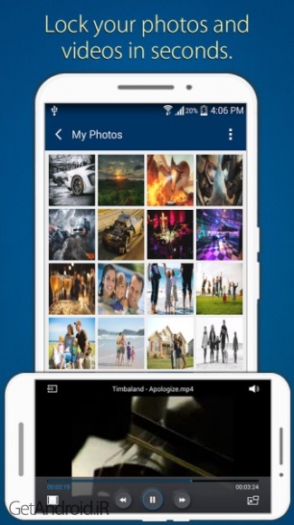 دانلود Folder Lock Advanced Pro 1.1.1 برنامه قفل گالری و برنامه های اندروید