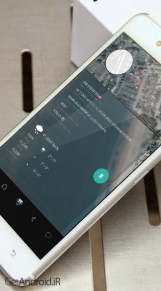 دانلود Colddd for KLWP 9.0 نمایش برنامه های کاربردی در ساید بار اندروید