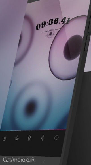 دانلود Colddd for KLWP 9.0 نمایش برنامه های کاربردی در ساید بار اندروید